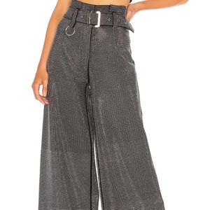 I.AM.GIA I am gia Aurora Rhinestone Diamante Wide Leg Pants